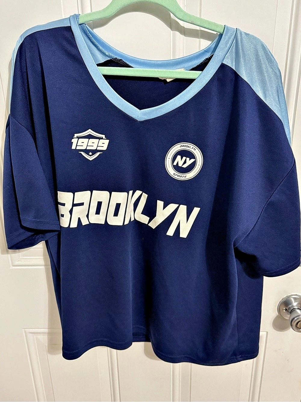 Love, Dazed Brooklyn 1999 jersey Color Block Jersey 3X Like New